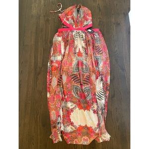 Malibu Sundays Printed Maxi Dress - Pink/combo